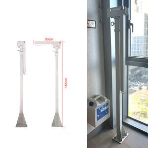 롱 타입 완강기 스탠드 지지대 W 990 X H 1650mm 피난 용품 옥상 난간 전용
