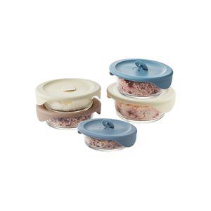 [본사직영] 바로한끼 밥용기 450ml 2개+355ml 3개 5P 세트
