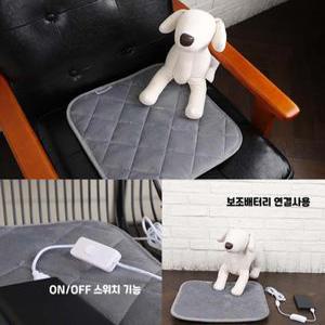 국내산 카본 usb 온열 방석 저전력 휴대용 사무실 보조배