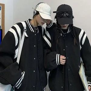 [엄지척]남성 캐주얼 오버핏 스타디움 자켓 스트릿 항공점퍼