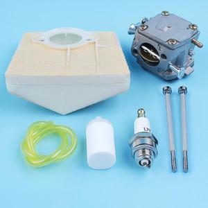Jonsered 625 630 II 전기 톱 Tillotson Carb HS254B 교체 부품 기화기 용 에어 필터 볼트 키트