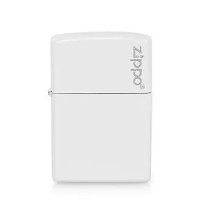 지포 ZP214ZL 클래식 화이트 매트 로고 라이터 타임메카