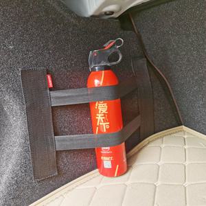 차량용소화기거치대 자동차 트렁크 고정 벨트 소화기 인테리어 수하물 보관 바인딩 스트랩 테이프 자동 액