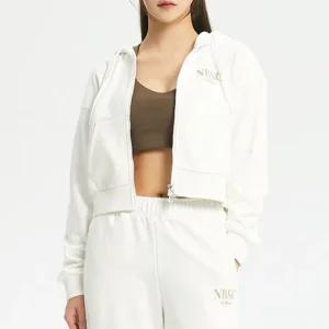[뉴발란스]뉴발란스 여성 세미크롭 후드집업 NBMDD3W852-10