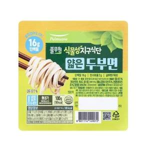 풀무원 식물성지구식단 두부면 얇은면 100gx2개 (냉장)