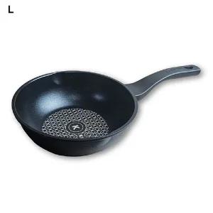 코엠 블랙썬씨 티타늄코팅 궁중팬 20cm/대형웍/웍팬/깊은후라이팬/냄비팬/궁중팬/볶음요리/튀김류/조리기구