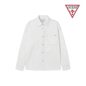 갤러리아 GUESS Jeans S/S [공용] MP6D4261 화이트 오버 사이즈 셔츠