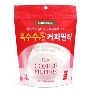 100매 펄프냄새,미세프라스틱 없는 칼리타 커피필터 여과지 2-4인용 핸드드립필터