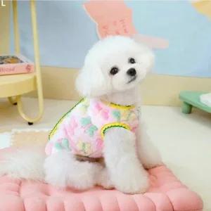 버터플라이 강아지 수면조끼 BND-W73 강아지용품 강아지조끼 소형강아지옷 개원피스조끼 애완견패션