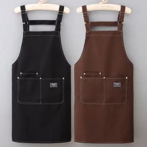 오르모 캔버스 앞치마/면앞치마/미용/업소용/카페/미술/작업용/식당/작업/미술용/남자/미용사/여성/목공