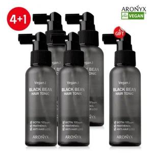 [아로닉스]비건아이 블랙빈 탈모 헤어 토닉 100ml 4+1