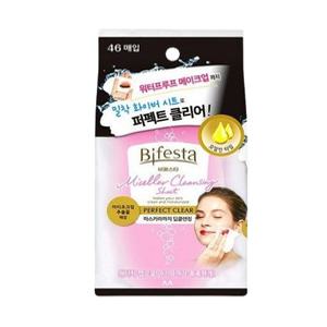비페스타 미셀라 클렌징 시트 퍼펙트클리어 46매 2개