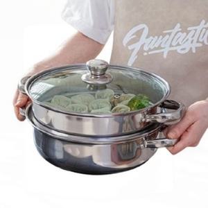 계란 찜솥 인덕선용 찜기 전골 냄비 2단 찜받침 스테인