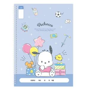 포차코 원링 3-6 무제노트/노트 스프링 초등 고학년 알림장 연습장 메모 공책 받아쓰기 독서록 제본 무제
