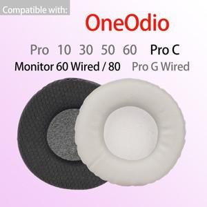 OneOdio Pro 10 30 50 60 헤드폰 모니터 용 이어 패드 80 쿠션 C / G 유선 헤드셋 커버 교체
