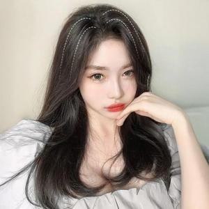 긴머리가발 볼륨업 정수리 시스루뱅 여성 채움 (42hEt)