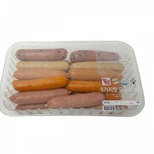 미트벨리 팜스쿡 5가지 축산가공식품 모둠 소시지 1KG