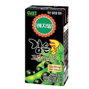 사무 190mlX24팩 간식 오피스 검은콩두유고칼슘베지밀 과자 탕비