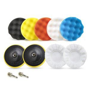 NEIKO 00320A 11PC 세트 폴리셔 및 버퍼 패드, 6인치 자동 드릴 부착물(M14 ), 차량 스크래치 수리용 폼 디테일용