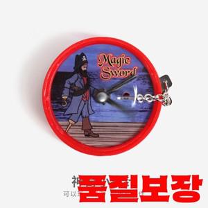 OThe Magic Sword Lu 무대 클로즈업 재미있는 정신주의 환상 마술 소품 액세서리 사라지는 트릭 특수 효과