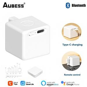투야 스마트봇AUBESS Tuya Bluetooth 스마트 터치 핑거봇 플러스 스위치 버튼 푸셔 암 라이프 통해 Alice A