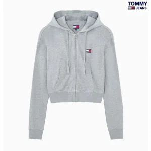 타미진스 타미진 여성 캐주얼 TOMMY 뱃지 크롭 후드집업 티셔츠 T32F0TJC01TWT2-B 705812