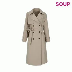 [SOUP] 루즈핏 롱기장 트렌치_S SB3BB30