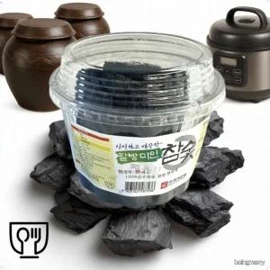 국내산 천연 참숯 210g 조각 냄새 습기 제거 쌀통 장독대 다용도 생활 제습 탈취제