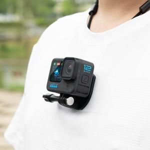 GoPro Hero 13 용 마그네틱 넥 스트랩 홀더 DJI Action 4 Insta360 마운트 어댑터 끈 브래킷 액세서리