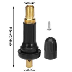 4pc TPMS 고무 스냅인 타이어 압력 센서 밸브 스템 서비스 키트 교체 17-20008 BUICK 용