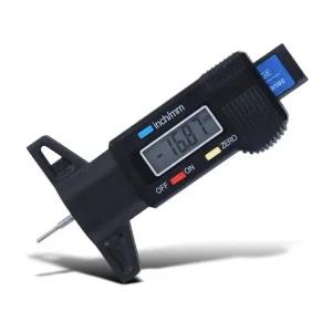 하이트게이지 디지털 깊이 게이지 켈리퍼 트레드 LCD 타이어 차량용 0-25mm 측정기 수리 1PC