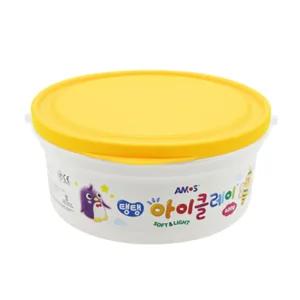 아모스 탱탱 아이클레이 대용량 버킷 400g (노랑)클레이완구 클레이장난감