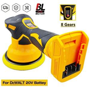 DeWALT 20V 배터리 전기 자동차 폴리 셔에 적합 8 기어 무선 연마 기계 왁싱 샌딩 씰링 전동 공구