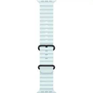 Apple Watch 밴드 - 오션 밴드(49mm) 블랙 티타늄 마감의 아이스 블루 일반