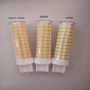 5PCS 깜박임 리스 G9 9W 25W LED 전구 3000k AC110/220V 2835 옥수수 빛 136 LED 샹들리에 교체 100w 할로