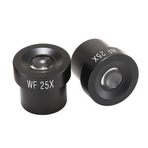 생물학적 현미경 광각 접안렌즈 WF25X 인터페이스 23.2mm 장착 FOV 8mm