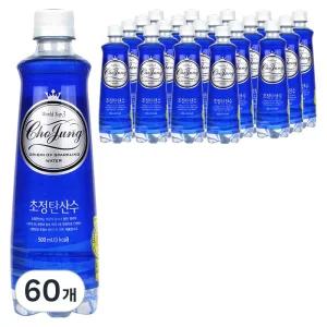 초정탄산수 플레인, 500ml, 60개