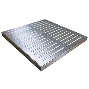 하수구덮개 사각형 스테인레스 맨홀 배수로 도랑 커버 하수구커버 - 400x400x30mm