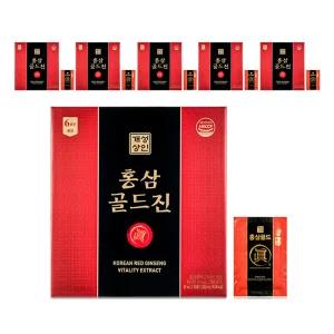 개성상인 홍삼 골드진 50ml, 30입 + 쇼핑백, 6개(1박스)