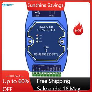 USB-산업용 컨버터, CDSENET E810-U15C, CH340 전원 신호 절연, C타입 3.5V, 5V TTL, RS485, RS422, RS232, TTL
