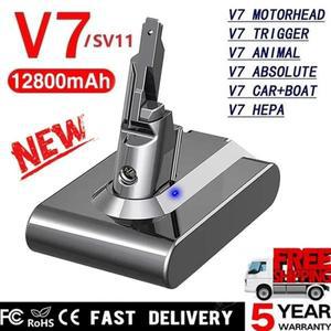 V7 128000 다이슨 호환 모터헤드 동물 절대 SV11 배터리 21.6V DE FR RU용 mAH 기존