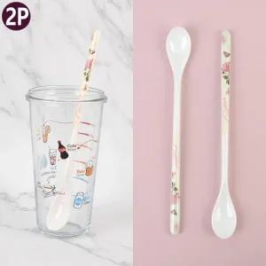 긴손잡이 스테인리스 카페 음료젓기 바스푼 2p (46WSX)