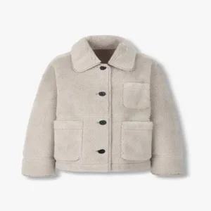 [TOMBOY]오버사이즈 시어링 신세틱 무스탕 9175461983