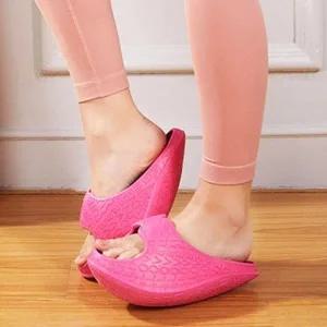스트레칭 샌들 핑크색 까치발 다이어트 신발-WFHBPZL