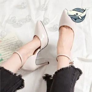 세련된 발목 스트랩 킬힐 데일리 정장 하이힐-WFH2SHV