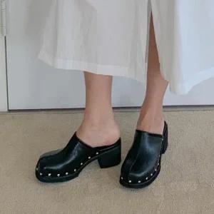 여성구두 키높이 웨지힐 미들힐 펌프스힐 정장구두-WFFN7EZ