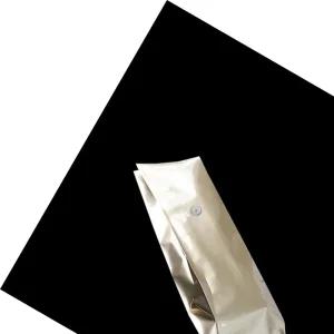 금박알루미늄 M밸브 원두 커피봉투 13X35cm폭4cm 100P