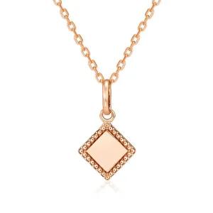 갤러리아 [비앤비골드] 14K 로렛트 다이아 코인 각인 커스텀 펜던트 JNP41961
