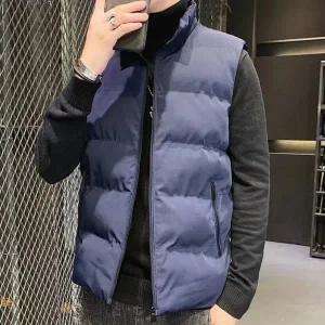 남자 베이직 패딩조끼 남성 겨울 얇은 조끼 베스트 (WFK2BQJ)