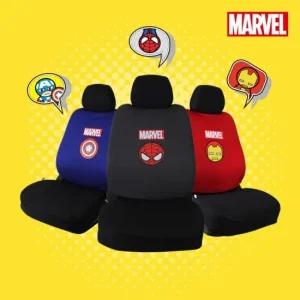 마블 패턴 패션시트 앞좌석 2P 마블시트커버 스파이더맨시트커버 자동차시트커버